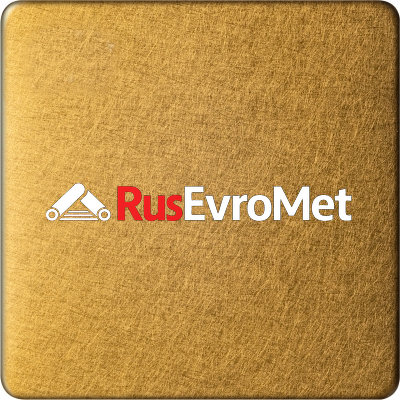 Декоративная нержавеющая сталь  Random grain Gold Royal